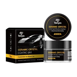 سرامیک واکس کاسه ای کریستال تونین رنگ مشکی حجم  200 g